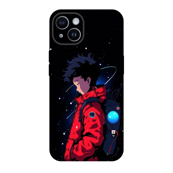 Cute Space Boy Back Case for iPhone 14